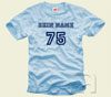 Body Fit Tee - Name und Jahr im Trikot-Style v1