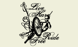 T-Shirt - Live Hard - Ride Free
